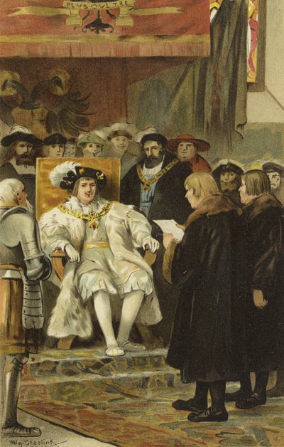 Inauguration de Charles V, Groningue, Pays-Bas, 1523 - Willem II Steelink